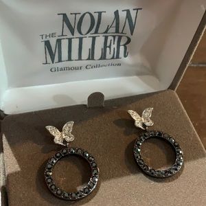 Nolan Miller butterfly earrings